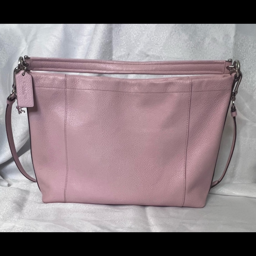 Pebble Leather Pink Coach Scout Hobo Bag/wallet for the price of the bag alone